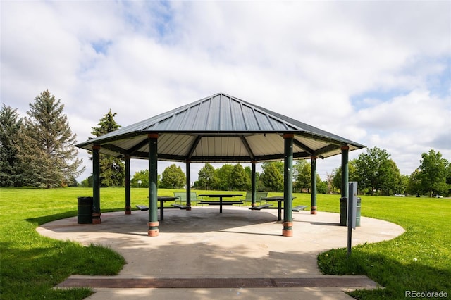 7777 E 23rd Ave Unit 1202, Denver, CO 80238 - view of home's community with a gazebo and a yard