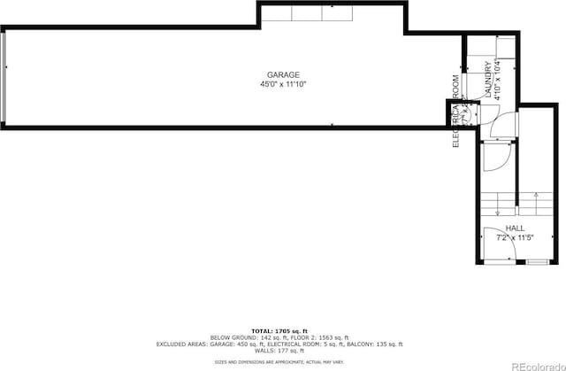 7777 E 23rd Ave Unit 1202, Denver, CO 80238 - view of property floor plan