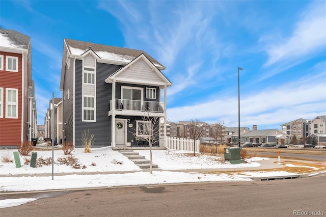 view of front of property