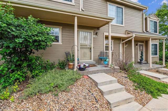 1818 S Quebec Way Unit 4, Denver, CO 80231 - property entrance with a porch