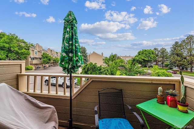 1818 S Quebec Way Unit 4, Denver, CO 80231 - balcony with a residential view