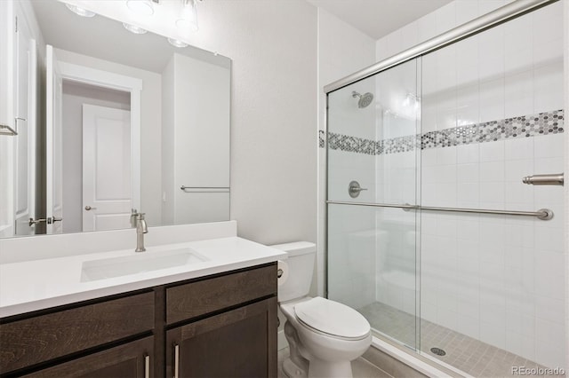 22183 E Rocky Top Pl, Aurora, CO 80016 - full bath featuring vanity and a stall shower