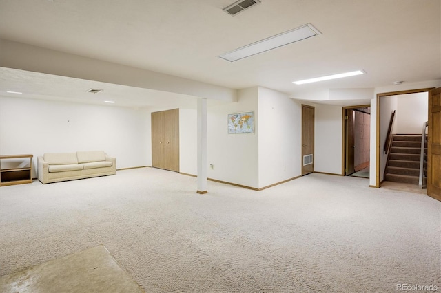4936 Clubhouse Cir, Boulder, CO 80301 - finished basement featuring stairs and light colored carpet