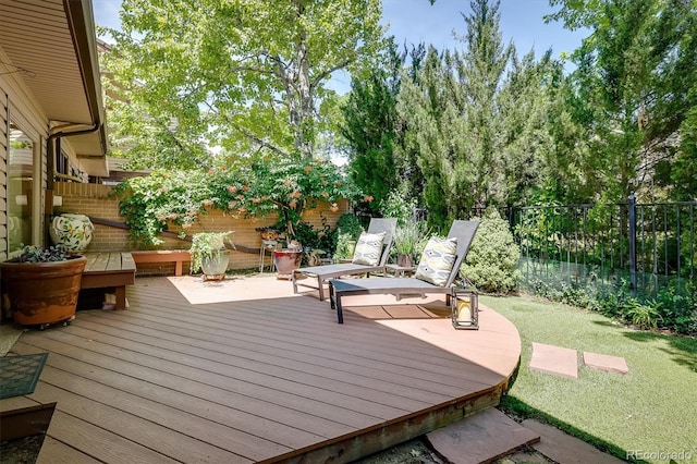 4936 Clubhouse Cir, Boulder, CO 80301 - deck with a fenced backyard