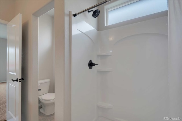 1867 Abundance Dr, Windsor, CO 80550 - bathroom with toilet and walk in shower