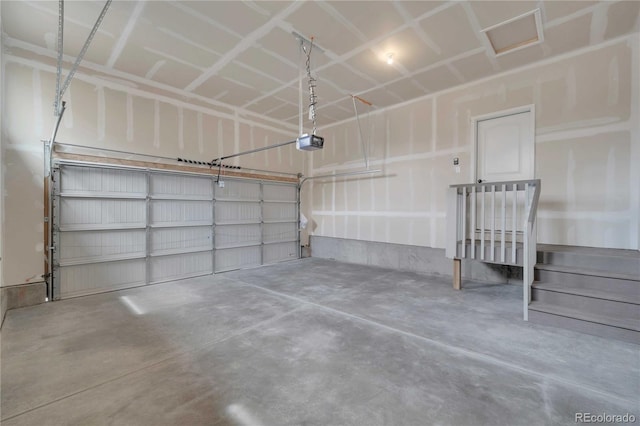 1867 Abundance Dr, Windsor, CO 80550 - garage with a garage door opener