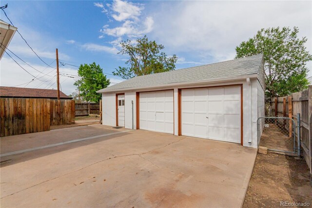 8110 Ivy St, Dupont, CO 80024 - view of detached garage