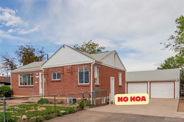8110 Ivy St, Commerce City, CO 80022 - view of side of property featuring brick siding and a garage