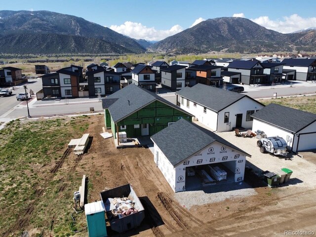 10602 Engelmann Ave, Salida, CO 81201 - aerial view of residential area featuring a mountainous background
