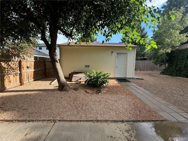 view of rear view of house