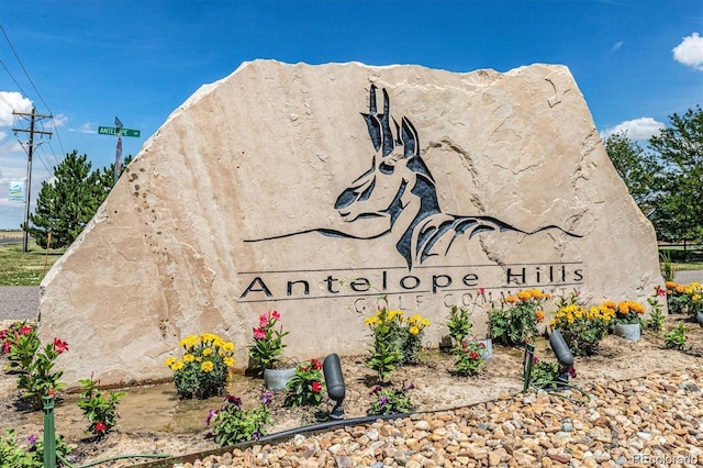895 Antelope Dr W, Bennett, CO 80102 - view of community / neighborhood sign