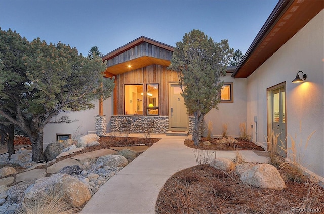 18202 Alta Vista Dr, Buena Vista, CO 81211 - property entrance featuring stucco siding