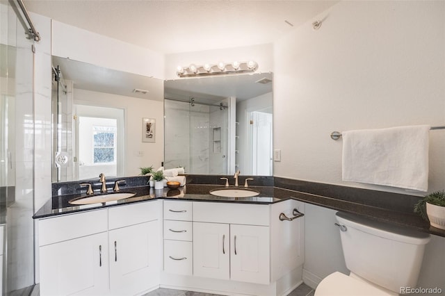111 S Monroe St Unit B203, Denver, CO 80209 - full bathroom featuring a shower stall and double vanity