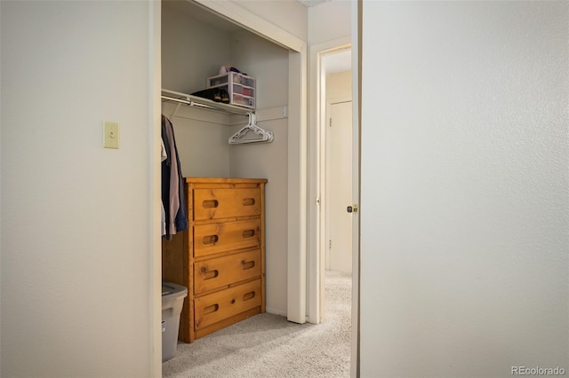 view of closet