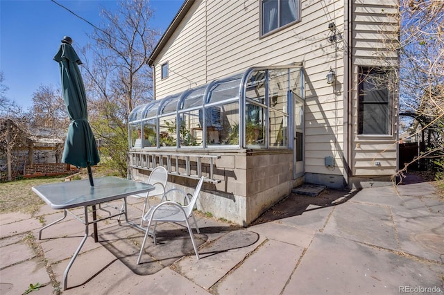 306 E Cannon St, Lafayette, CO 80026 - back of house featuring outdoor dining area and a patio area