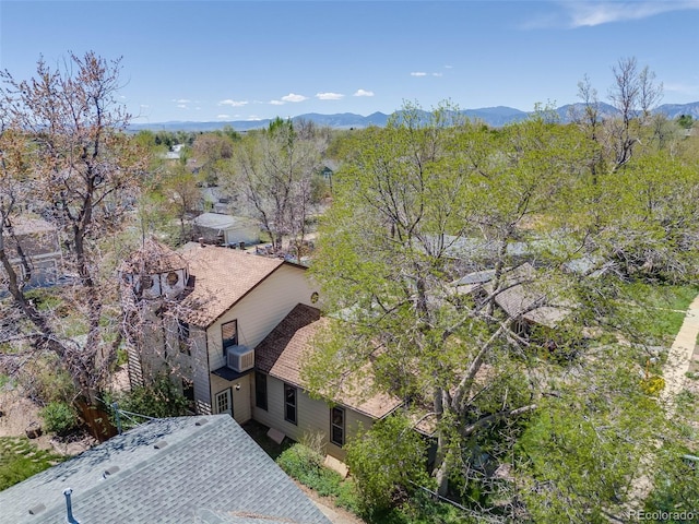 306 E Cannon St, Lafayette, CO 80026 - view from above of property with a mountainous background