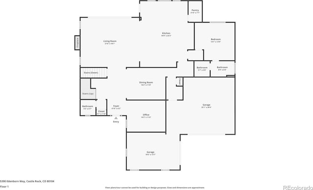5390 Edenborn Way, Castle Rock, CO 80104 - view of home floor plan