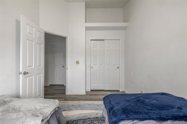 4512 Bramble Ln, Colorado Springs, CO 80925 - bedroom featuring wood finished floors and a closet