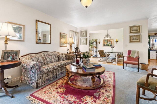 28 County Road 136, Westcliffe, CO 81252 - view of carpeted living room