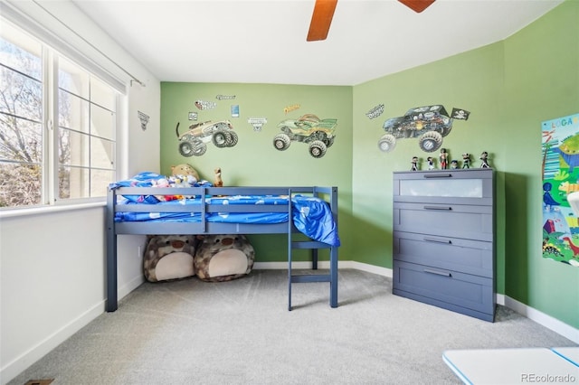 6565 W 99th Ave, Broomfield, CO 80021 - bedroom with baseboards, ceiling fan, and carpet