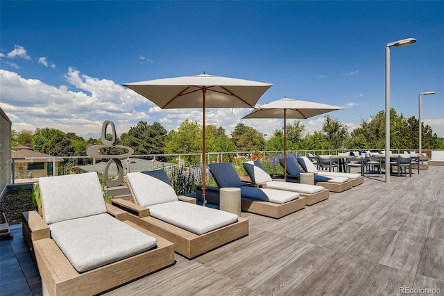 4200 W 17th Ave Unit 411, Denver, CO 80204 - view of wooden terrace