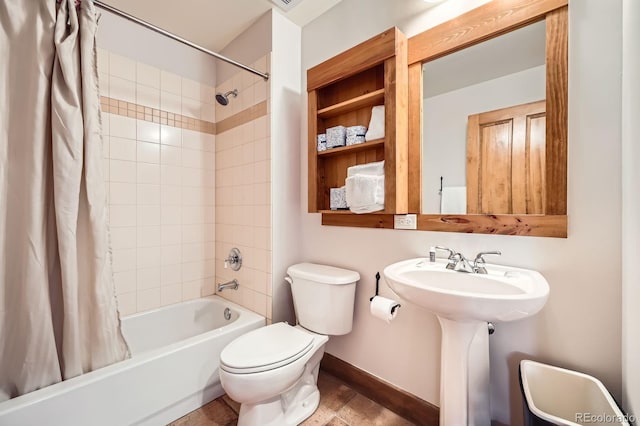53 Hunki Dori Ct Unit 8905, Dillon, CO 80435 - bathroom with shower / bathtub combination with curtain and toilet