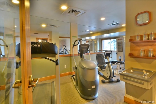 53 Hunki Dori Ct Unit 8905, Dillon, CO 80435 - workout area with baseboards and recessed lighting