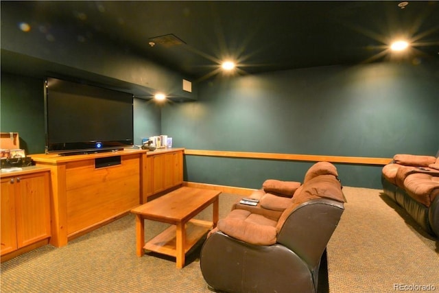 53 Hunki Dori Ct Unit 8905, Dillon, CO 80435 - home theater featuring light colored carpet