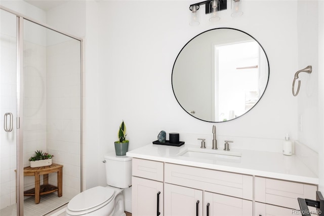 17252 Rose Mallow Ave, Parker, CO 80134 - full bath featuring vanity, a stall shower, and toilet
