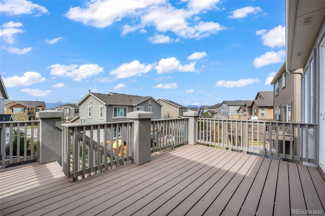 6093 Rowdy Dr, Colorado Springs, CO 80924 - deck featuring a residential view