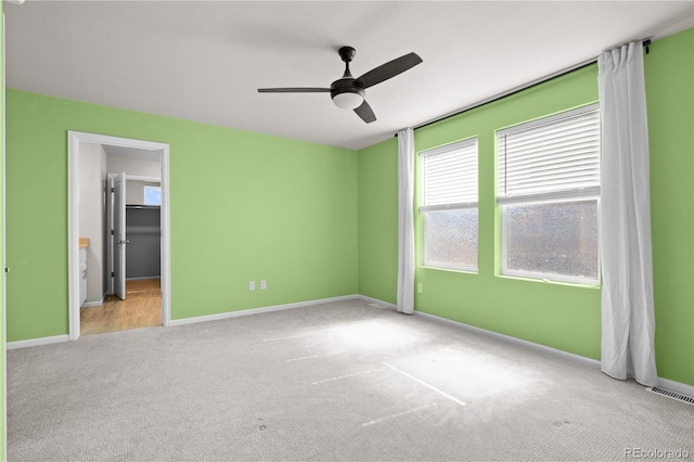 9257 Mayflower Gulch Way, Colorado Springs, CO 80927 - unfurnished bedroom featuring carpet floors, baseboards, and a ceiling fan