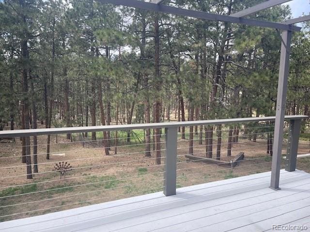 view of deck