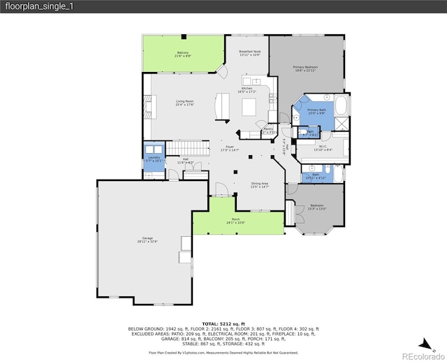 19045 Shiloh Ranch Dr, Colorado Springs, CO 80908 - room layout