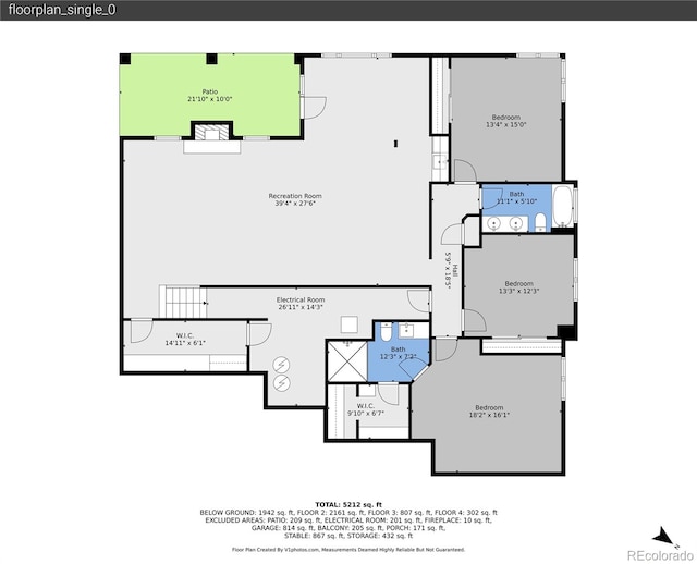 19045 Shiloh Ranch Dr, Colorado Springs, CO 80908 - floor plan / room layout