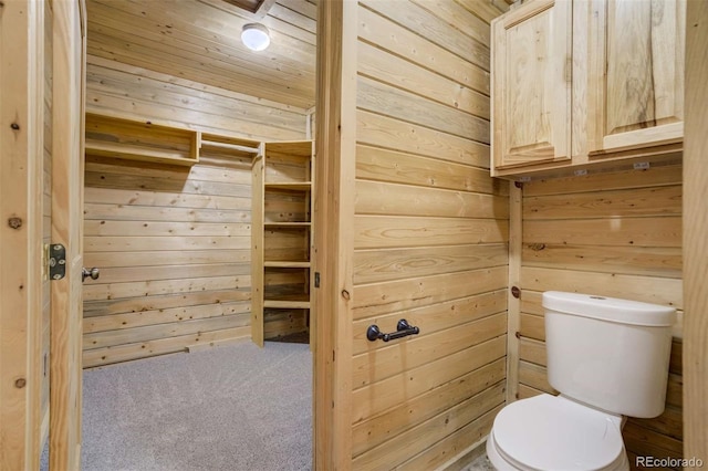 70 Elk Cir, Guffey, CO 80820 - bathroom featuring wood walls