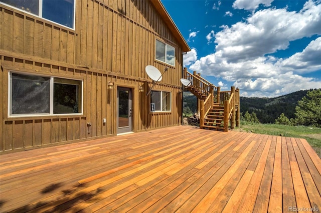 70 Elk Cir, Guffey, CO 80820 - wooden deck with stairs