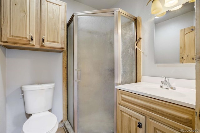 70 Elk Cir, Guffey, CO 80820 - bathroom featuring vanity and a shower stall