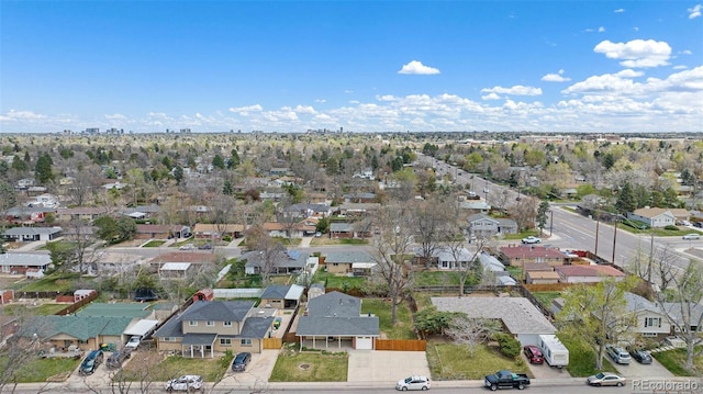 birds eye view of property featuring a residential view