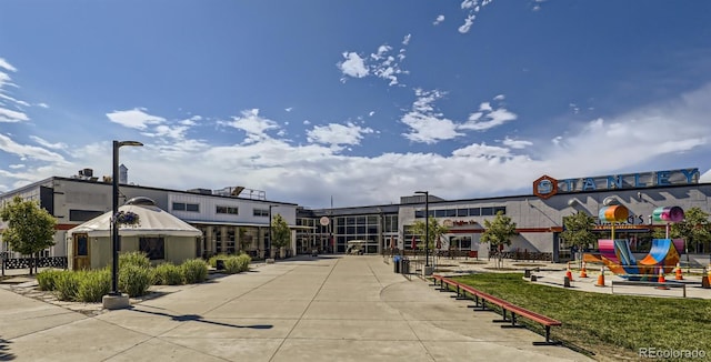 exterior space with playground community