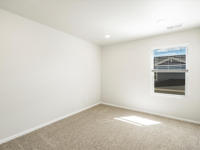22360 E 8th Ave, Aurora, CO 80018 - carpeted empty room with recessed lighting, baseboards, and visible vents