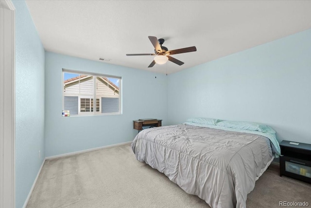 5100 Eaglewood Ln, Johnstown, CO 80534 - bedroom with carpet floors and ceiling fan