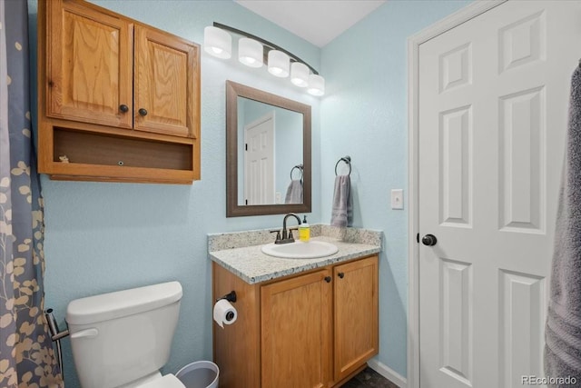 5100 Eaglewood Ln, Johnstown, CO 80534 - bathroom featuring vanity and toilet