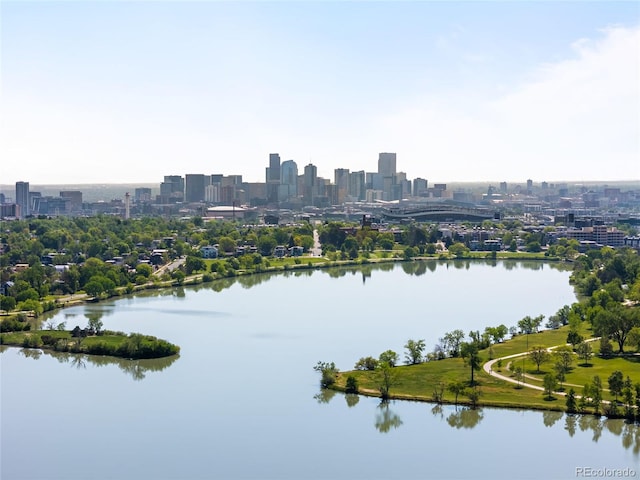 4200 W 17th Ave Unit 611, Denver, CO 80204 - water view featuring city skyline