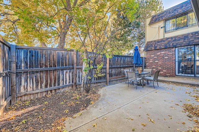 view of patio / terrace