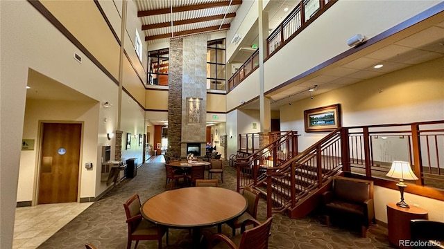 13626 E Bates Ave Unit 302, Aurora, CO 80014 - community lobby with a towering ceiling and stairway