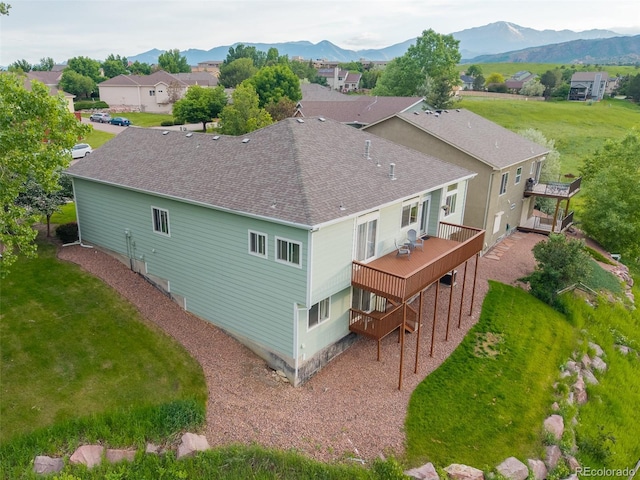 6245 Fencerail Hts, Colorado Springs, CO 80919 - view of subject property with a mountain backdrop