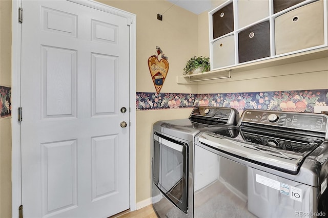 19447 E Bellisario Creek Dr, Parker, CO 80134 - laundry room featuring washing machine and clothes dryer