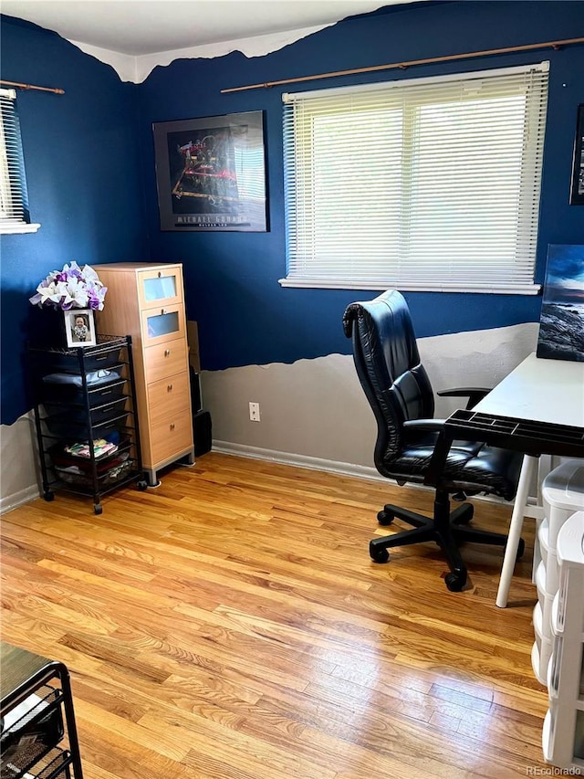 6616 S Lincoln St, Centennial, CO 80121 - office area with plenty of natural light and light wood-type flooring