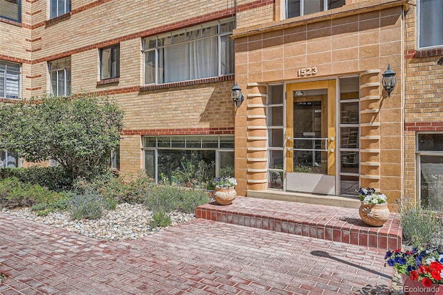 1523 Ivy St Unit 6, Denver, CO 80220 - property entrance with brick siding