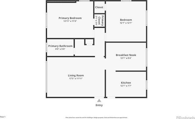 1523 Ivy St Unit 6, Denver, CO 80220 - view of floor plan / room layout